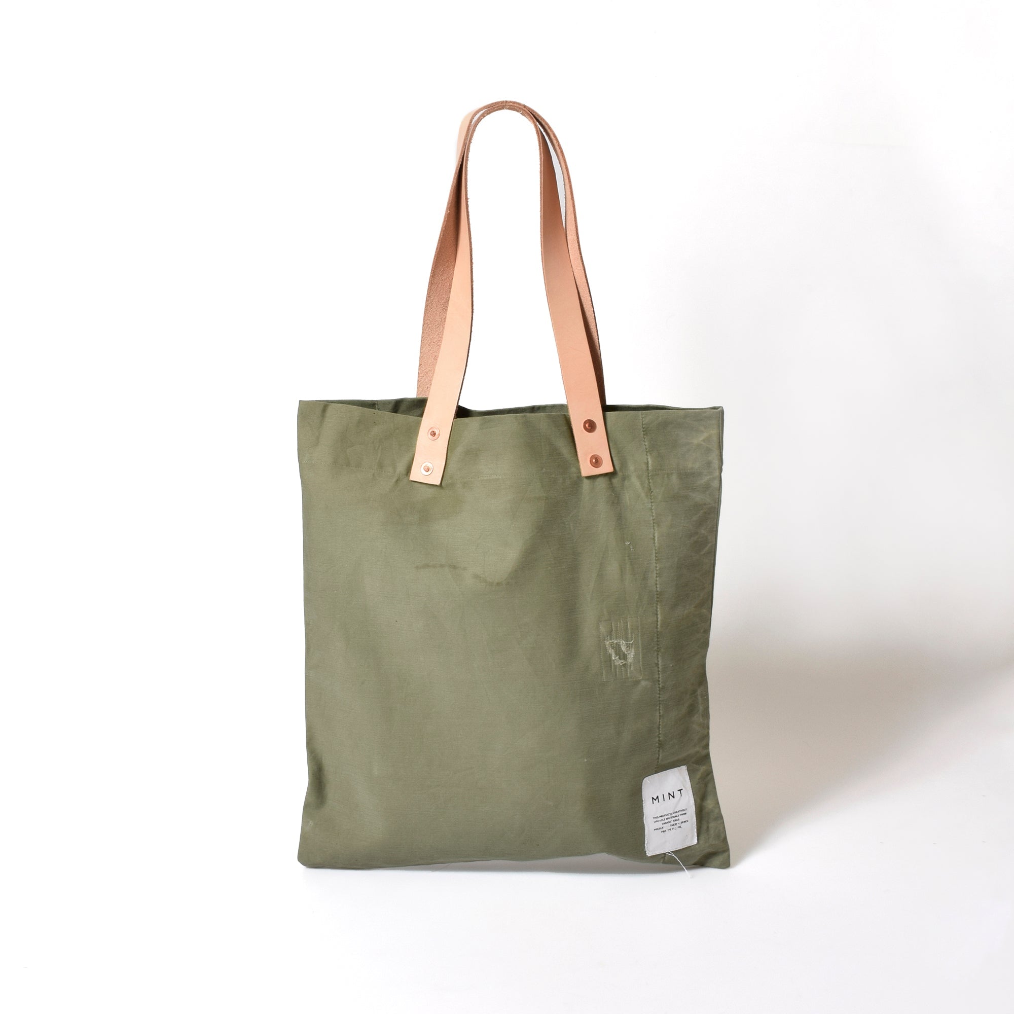 HANDY ミリタリー トートバッグ / MINT Upcycled
