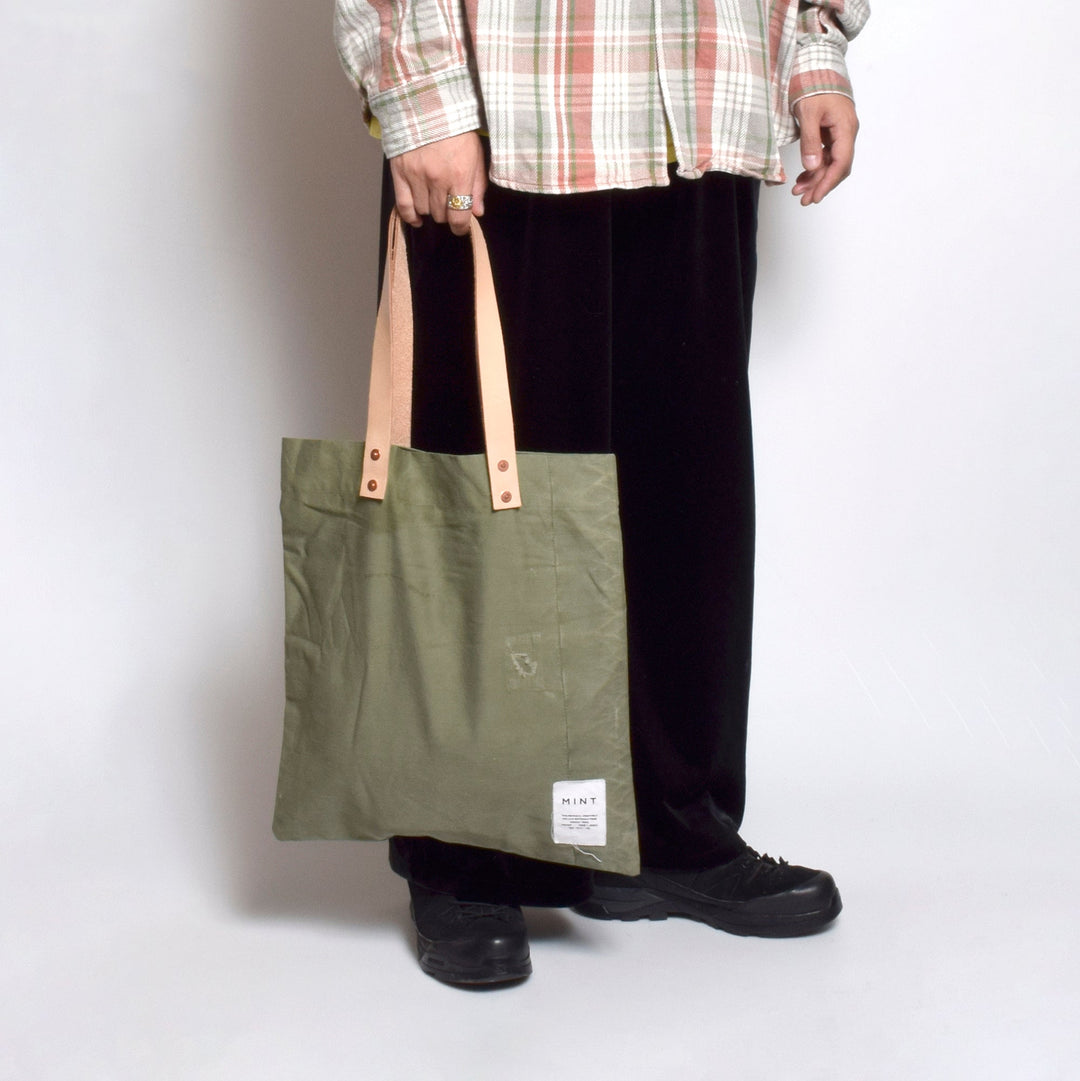 HANDY ミリタリー トートバッグ / MINT Upcycled