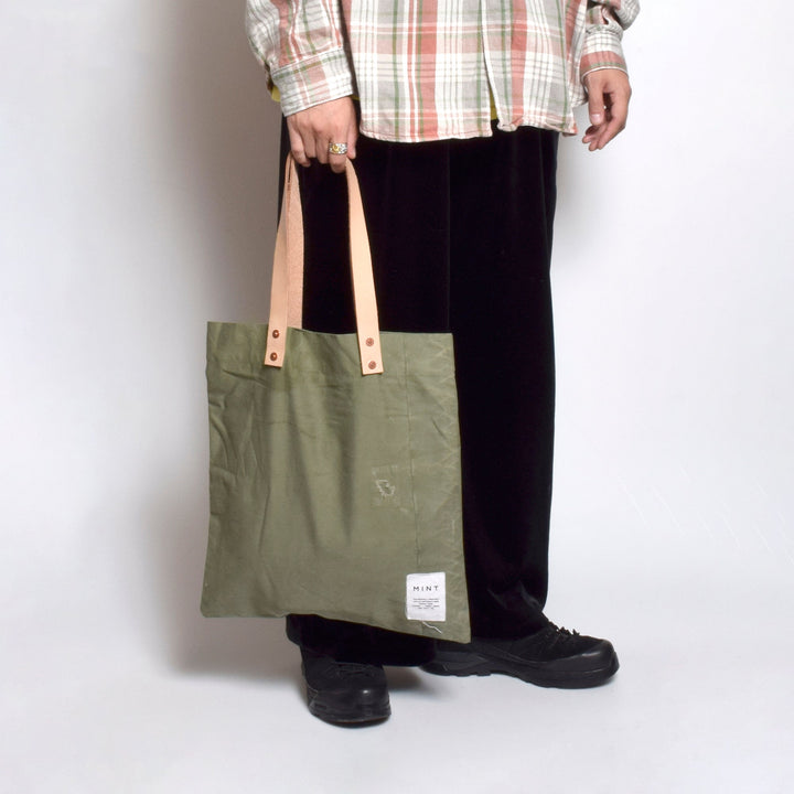 HANDY ミリタリー トートバッグ / MINT Upcycled