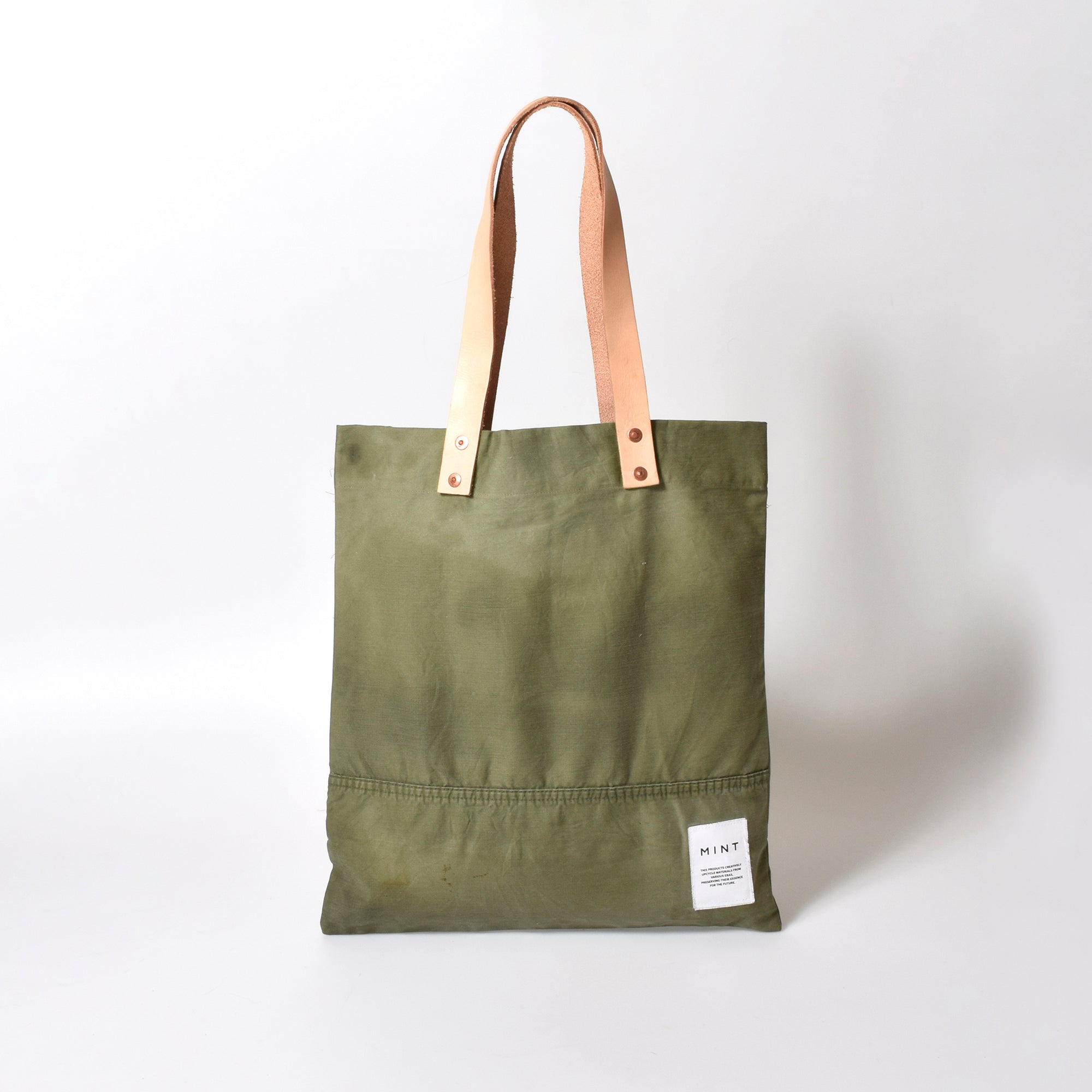 HANDY ミリタリー トートバッグ / MINT Upcycled