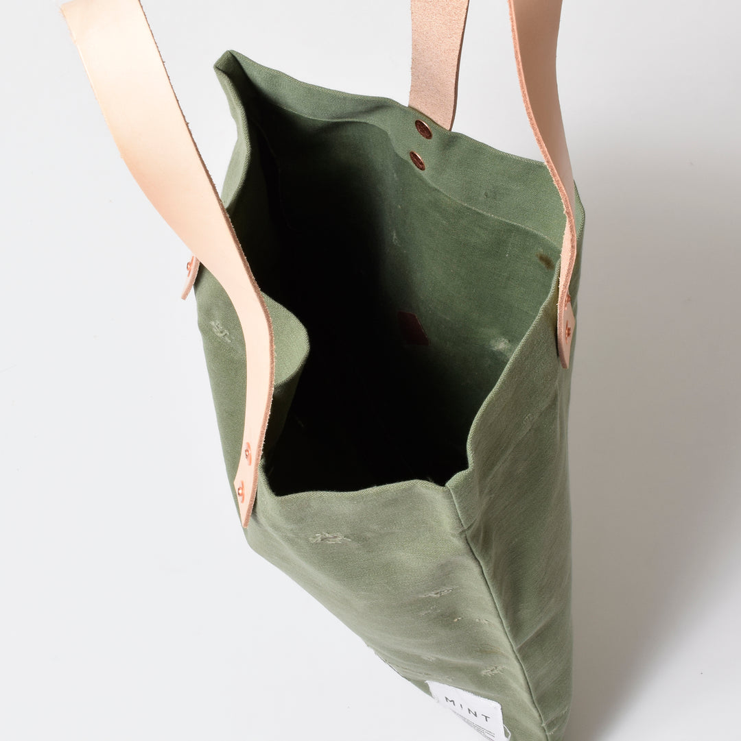 HANDY ミリタリー トートバッグ / MINT Upcycled