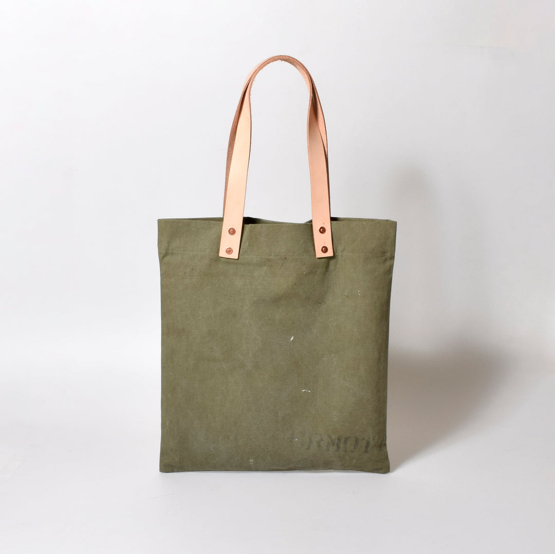 HANDY モーションロゴ ミリタリー トートバッグ / MINT Upcycled