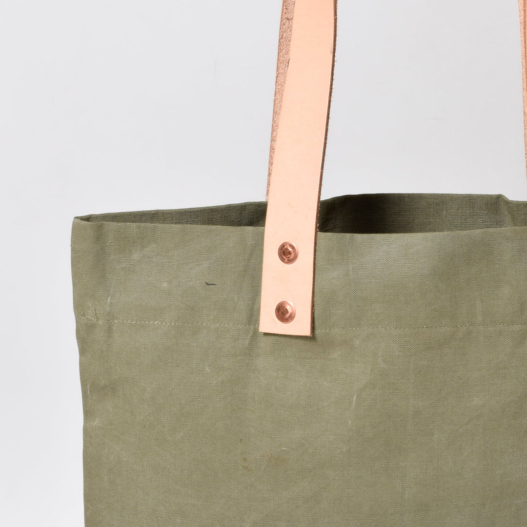 HANDY モーションロゴ ミリタリー トートバッグ / MINT Upcycled