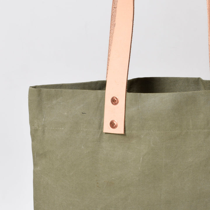 HANDY モーションロゴ ミリタリー トートバッグ / MINT Upcycled