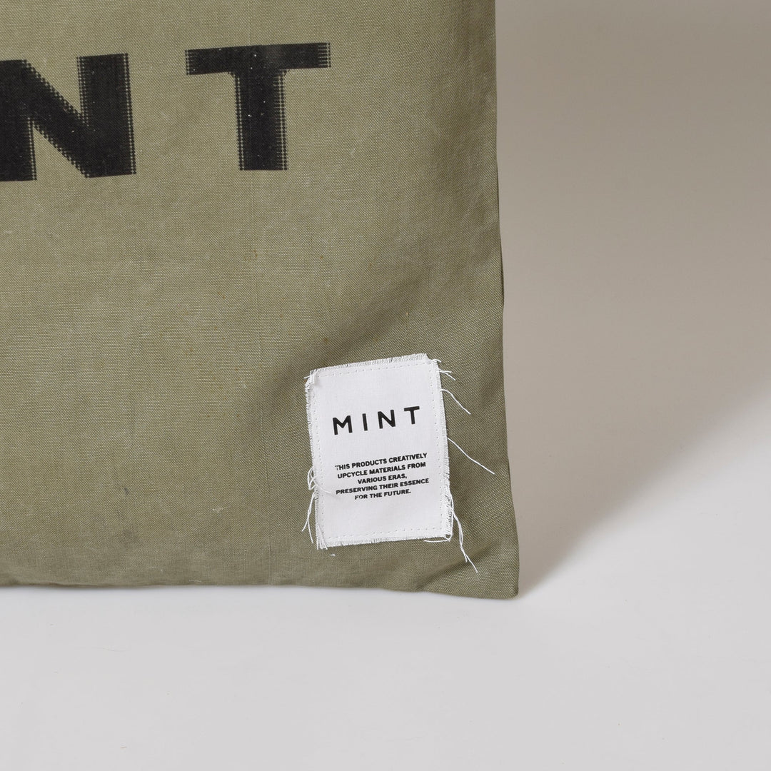 HANDY モーションロゴ ミリタリー トートバッグ / MINT Upcycled