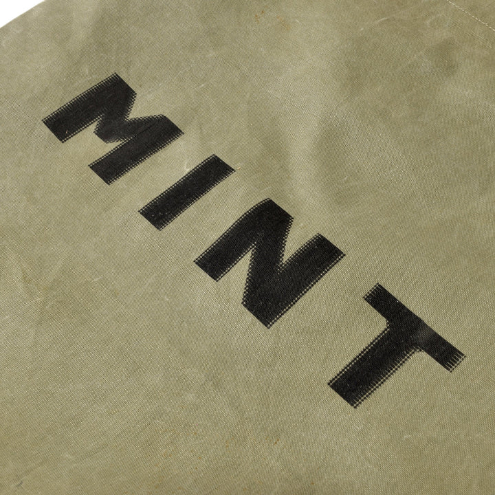 HANDY モーションロゴ ミリタリー トートバッグ / MINT Upcycled