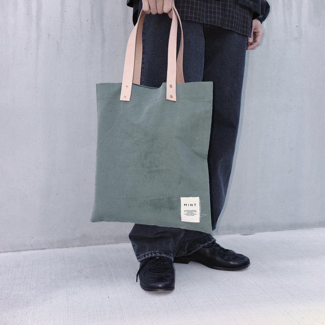HANDY ミリタリー トートバッグ / MINT Upcycled