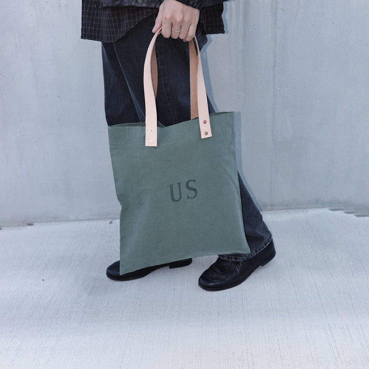HANDY ミリタリー トートバッグ / MINT Upcycled