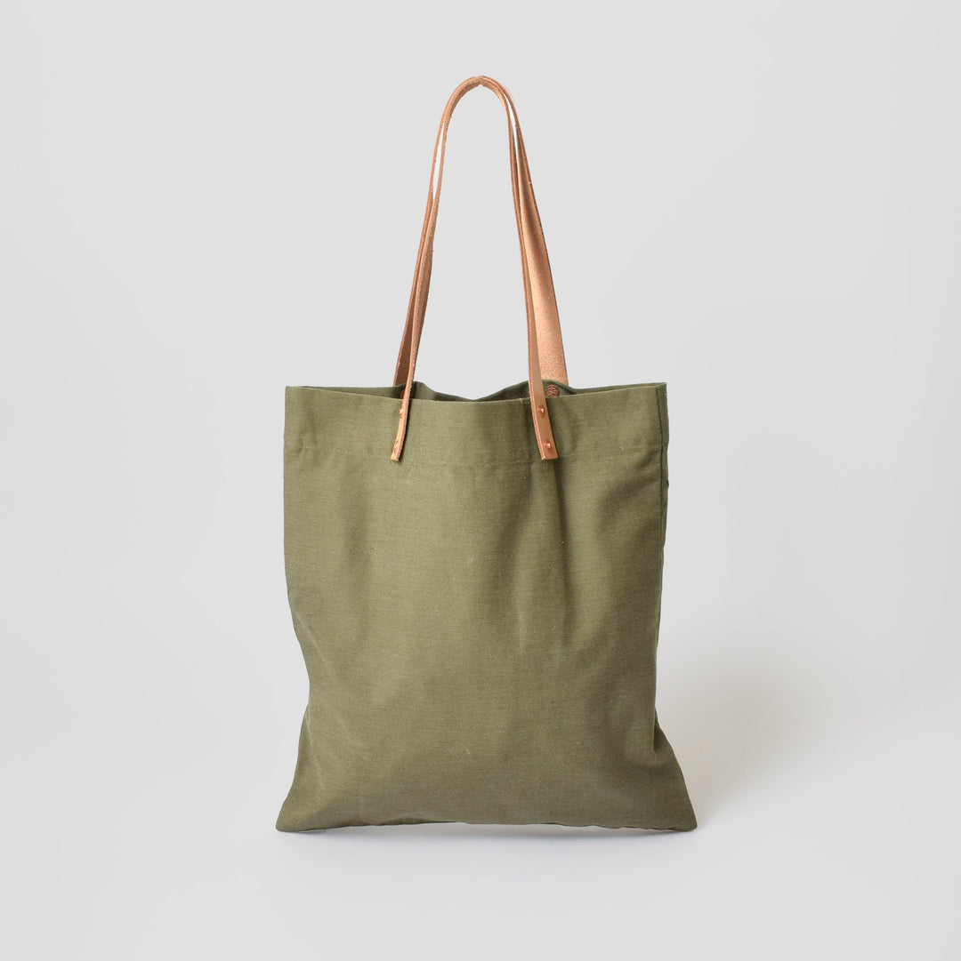 HANDY モーショングラフィック ミリタリー トートバッグ / MINT Upcycled