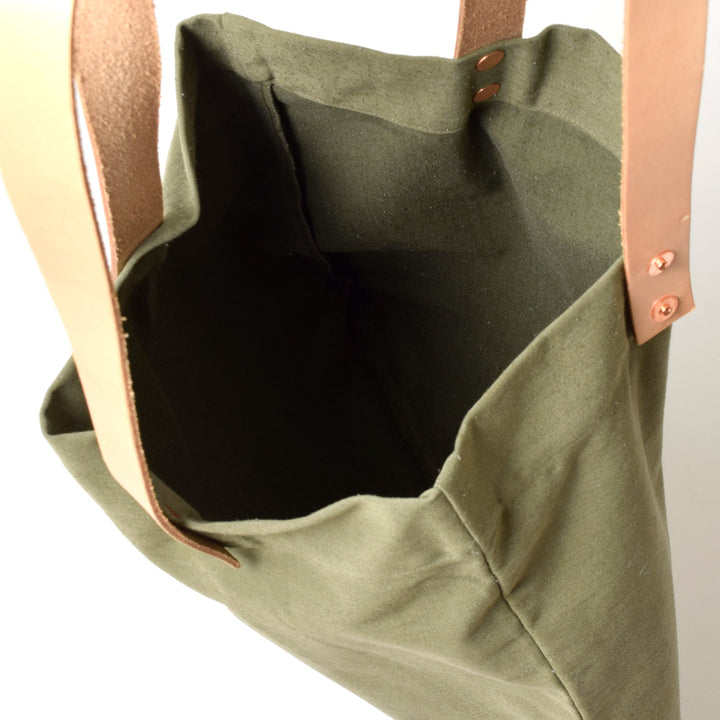 HANDY モーショングラフィック ミリタリー トートバッグ / MINT Upcycled