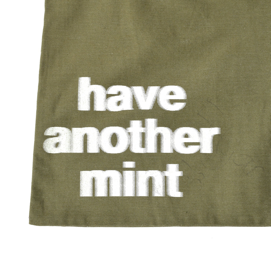 HANDY モーショングラフィック ミリタリー トートバッグ / MINT Upcycled