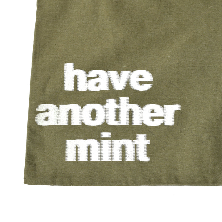HANDY モーショングラフィック ミリタリー トートバッグ / MINT Upcycled