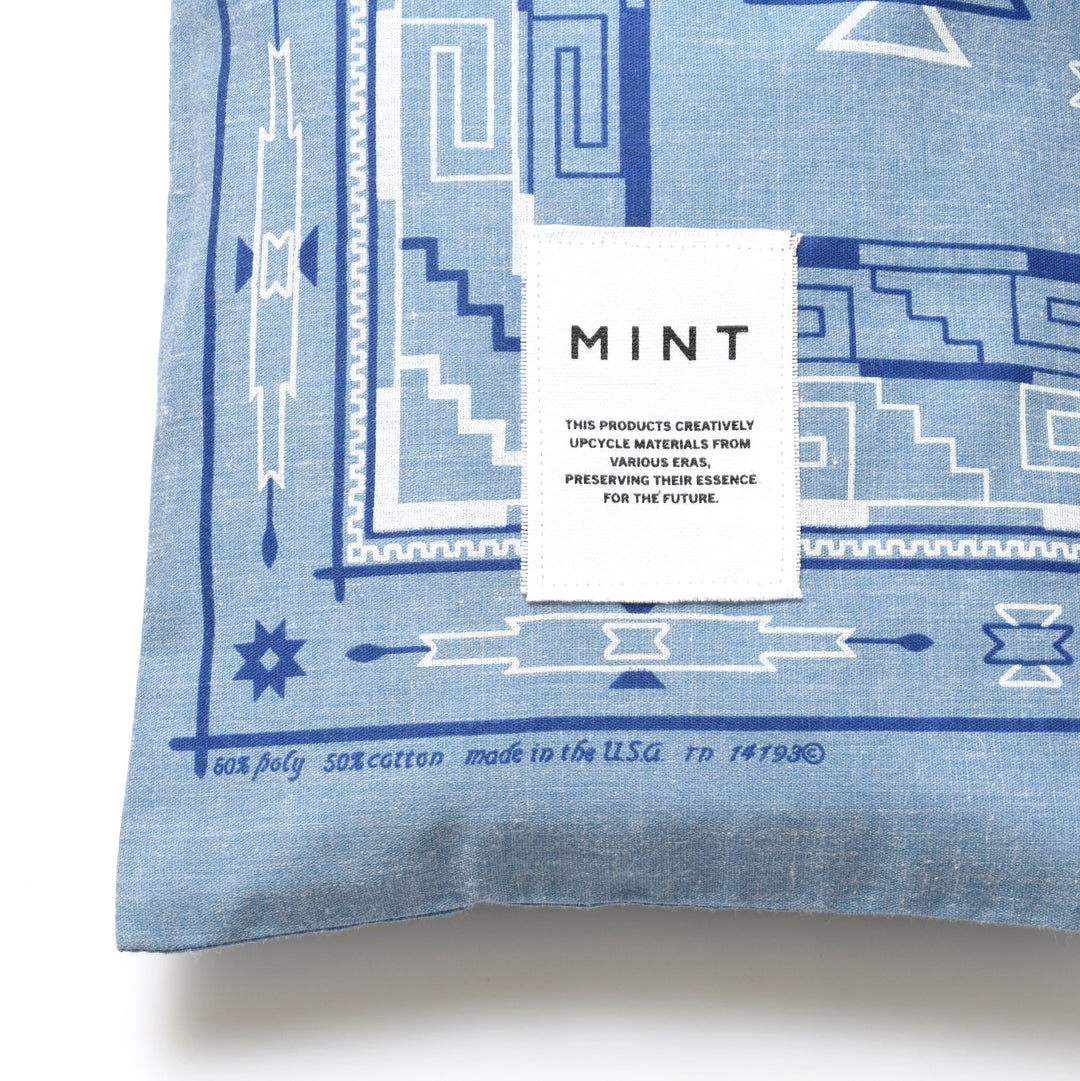 ヴィンテージバンダナ 巾着ポーチ Lサイズ（総柄） / MINT Upcycled