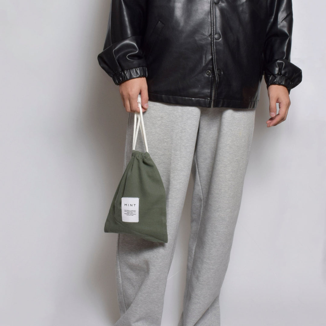 ミリタリー 巾着ポーチ / MINT Upcycled