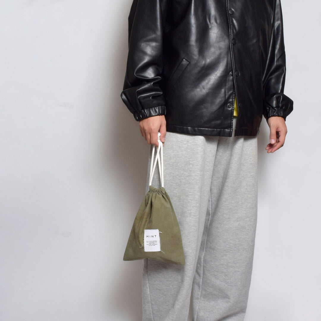 ミリタリー 巾着ポーチ / MINT Upcycled