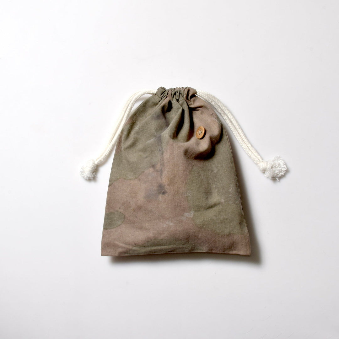 50年代 イタリア軍テント生地 巾着ポーチ / MINT Upcycled