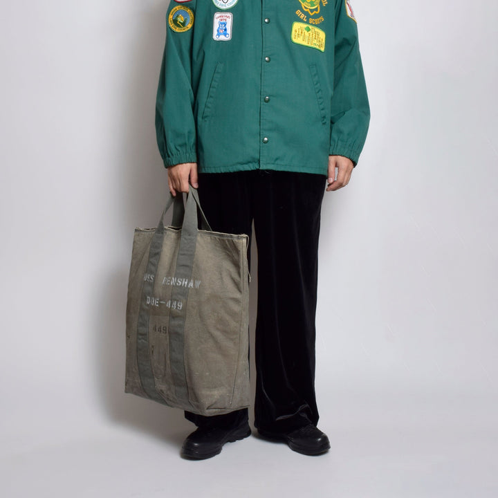 ミリタリー ラージ トートバッグ / MINT Upcycled