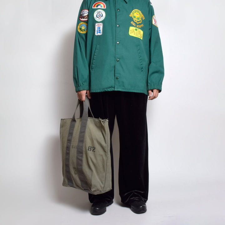 ミリタリー ラージ トートバッグ / MINT Upcycled