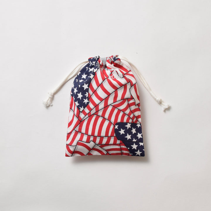 ヴィンテージバンダナ 巾着ポーチ Sサイズ（総柄） / MINT Upcycled