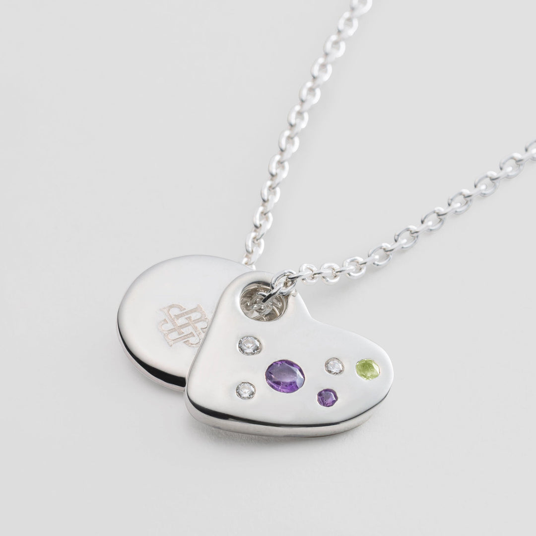 【受注生産】ARAKI+MINT  JEWELS HEART NECKLACE