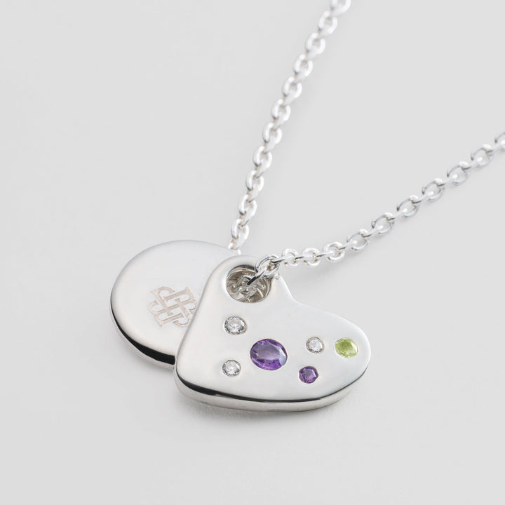 【受注生産】ARAKI+MINT  JEWELS HEART NECKLACE