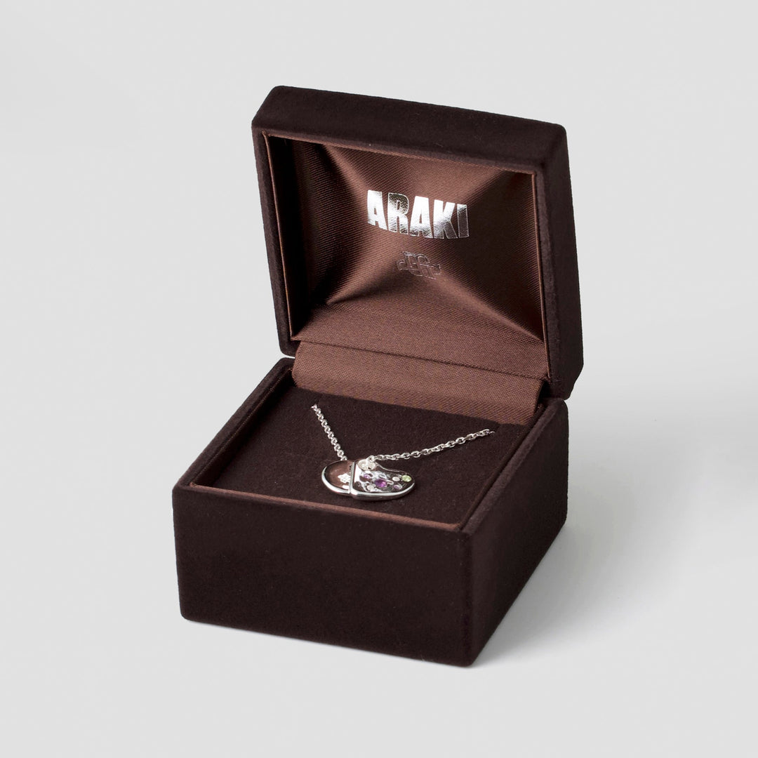 【受注生産】ARAKI+MINT  JEWELS HEART NECKLACE