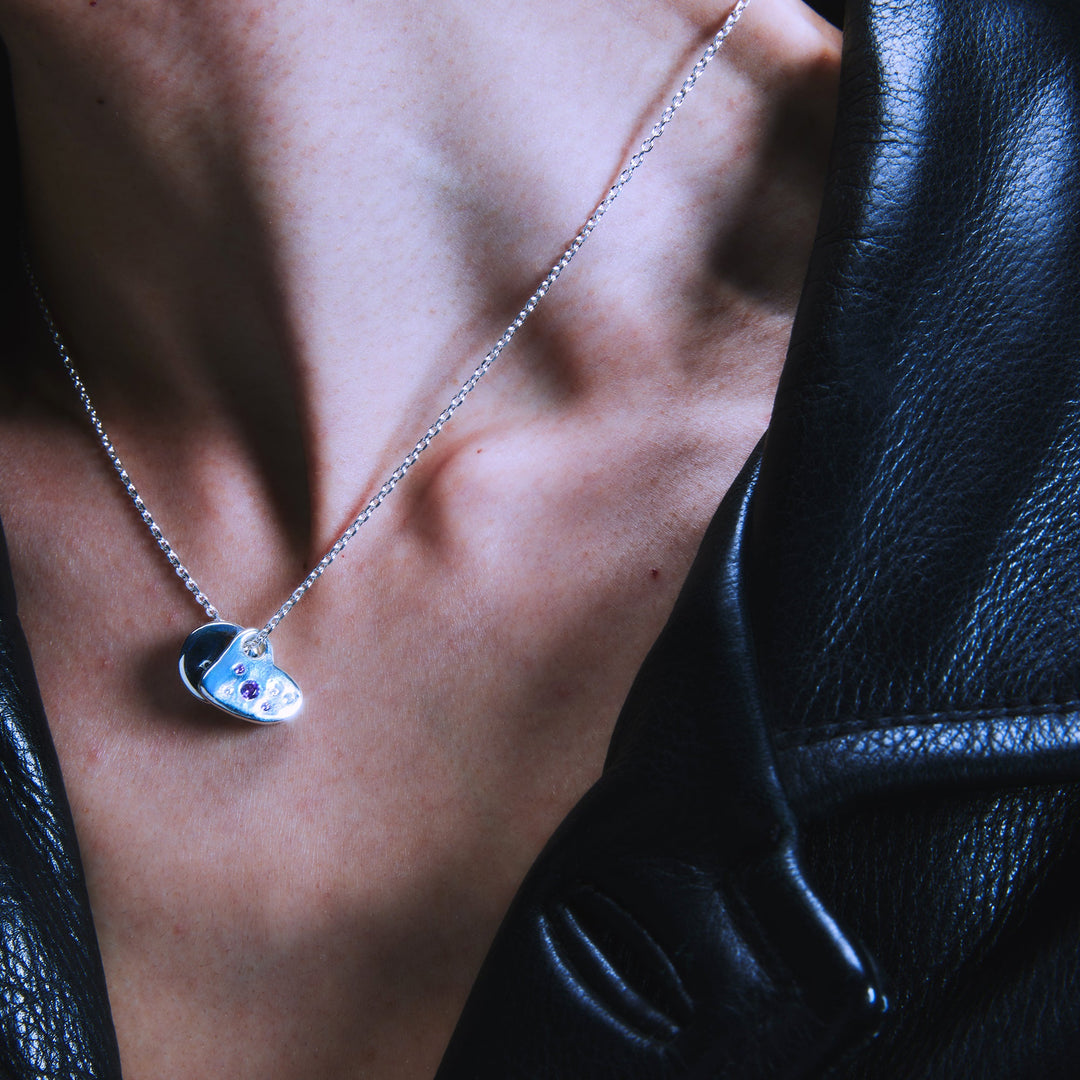【受注生産】ARAKI+MINT  JEWELS HEART NECKLACE