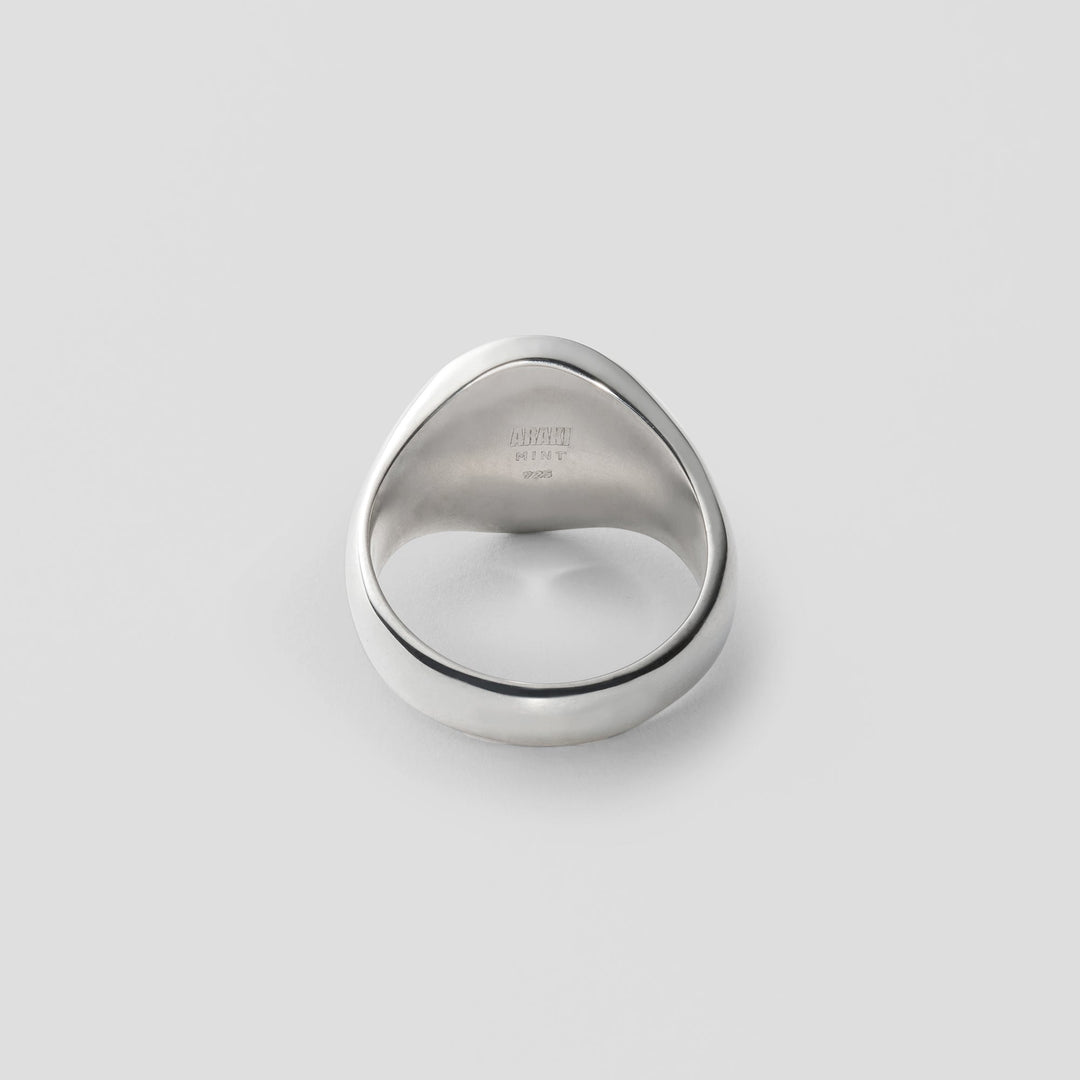 【受注生産】ARAKI+MINT  JEWELS OVAL SIGNET RING