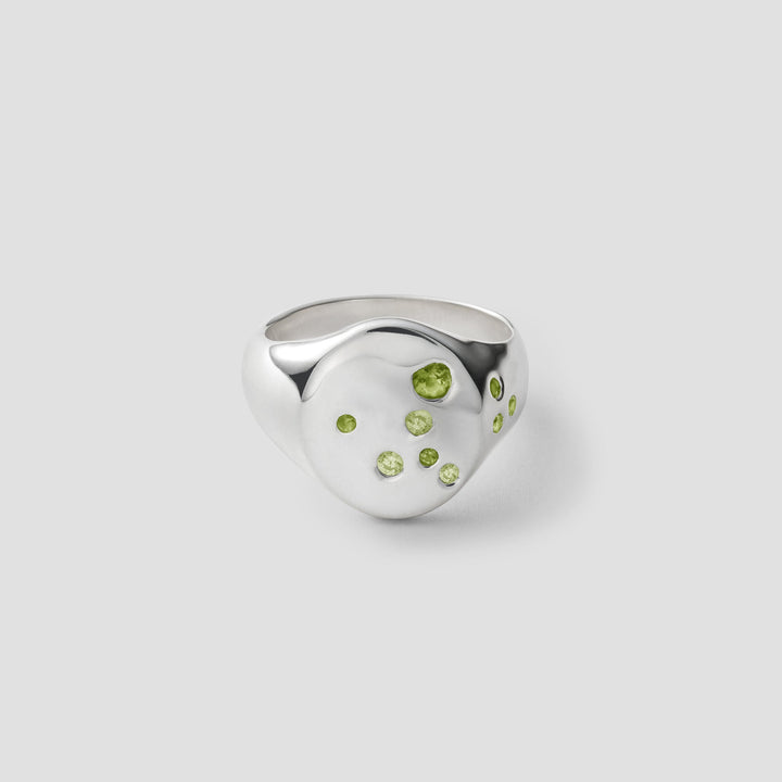 【受注生産】ARAKI+MINT  JEWELS OVAL SIGNET RING