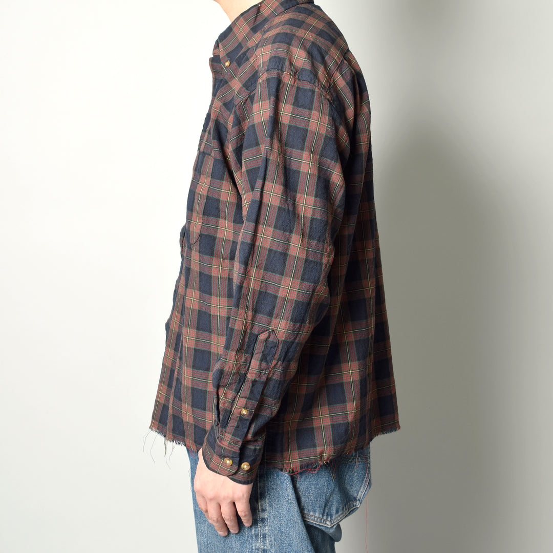 MINT UPCYCLED  Rebuild Cotton Check Shirts