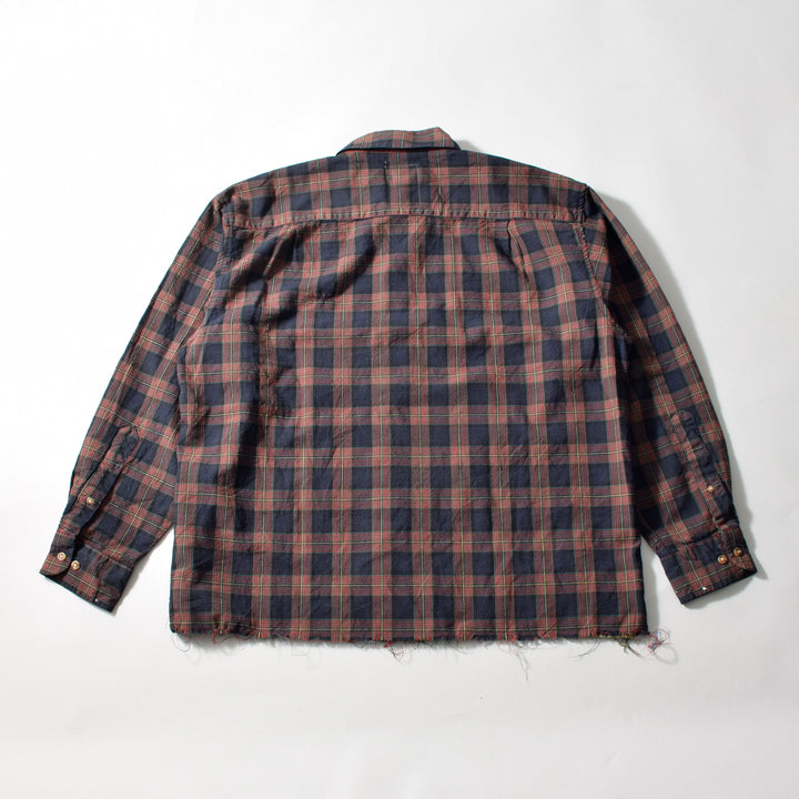 MINT UPCYCLED  Rebuild Cotton Check Shirts