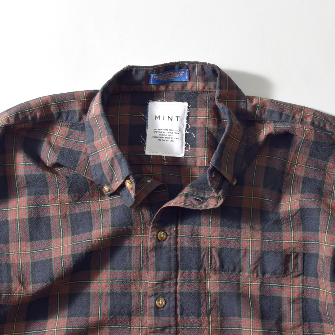 MINT UPCYCLED  Rebuild Cotton Check Shirts